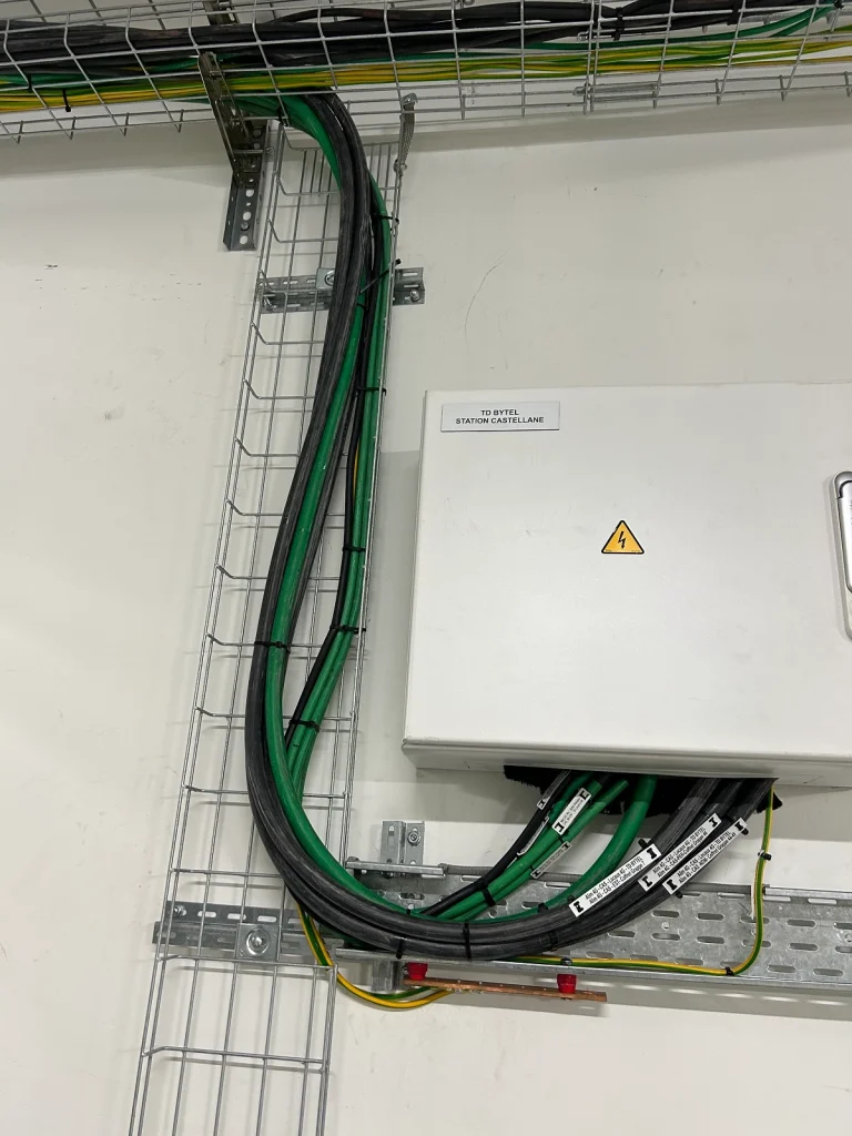 Installation de fibre optique